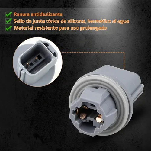 Vista 9 de Bestview Luces de matrícula, bombillas de lámpara LED para etiqueta de parachoques trasero con conjunto de cubierta de carcasa de enchufe