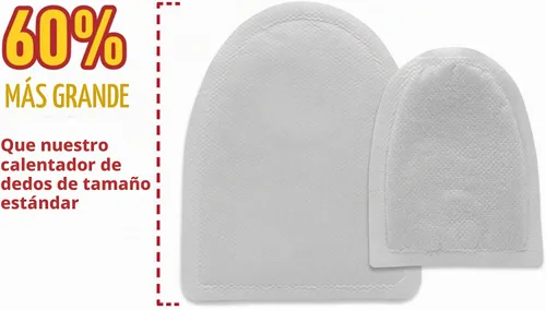 Vista 5 de HotHands Bigfoot - Calentador adhesivo para dedos Paquete económico de 5