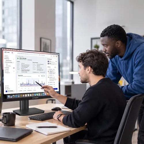 Vista 2 de INNOCN Monitor USB-C diario 4K de 27" para computadora portátil