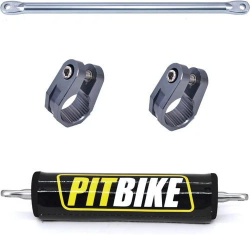 Vista 8 de Manillar de motocicleta 7/8" 22mm Moto Motocross con almohadilla de espuma para CRF YZF KXF KLX RMZ DRZ Uso en moto de tierra Pit Bike, aluminio