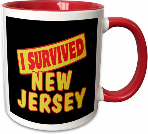 Vista 7 de 3dRose Sobreviví Nueva Jersey Survial Pride And Humor Design - Tazas (mug_118135_4)