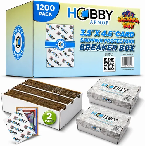 Vista 7 de Hobby Armor - Paquete de 100 protectores de envío de tarjetas coleccionables de 3.5 x 4.5 pulgadas con esquinas redondeadas, protector de tarjetas