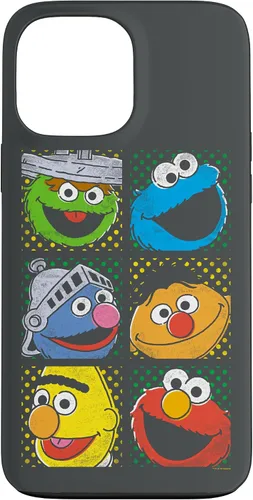 Vista 23 de Funda para iPhone 16 Sesame Street Group Squares