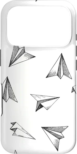 Vista 30 de Papel Avión Patrón Avión Avión Aviación Aviación Caso para iPhone 17