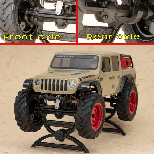 Vista 5 de Soporte de coche a control remoto para AX24, SCX24 Crawler, 1/24 RC soporte de exhibición de coche para FCX24, FCX24M, CR18P, Axial SCX24 C10