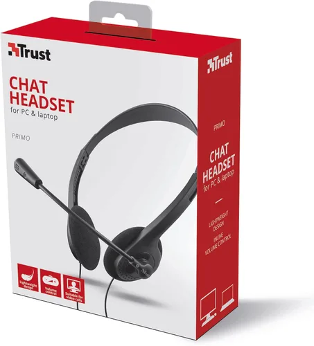 Vista 9 de Trust 21665 Primo Chat Headset para PC y portátil