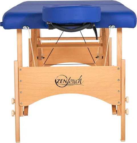 Vista 4 de Master Massage Brady Mesa de masaje portátil ligera, azul cielo, 27 pulgadas