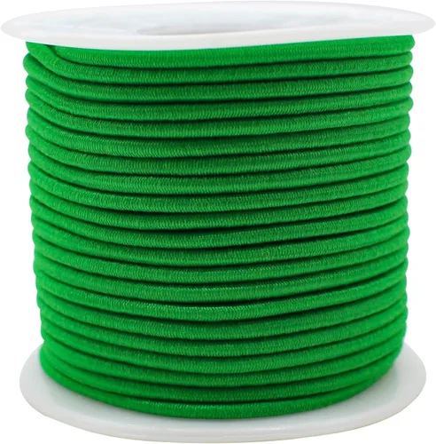 Vista 17 de Surtido de 12 rollos de cuerda elástica de colores de 0.079 in, 300 pies, cuerda elástica redonda con cuentas pequeñas para poni, cuentas