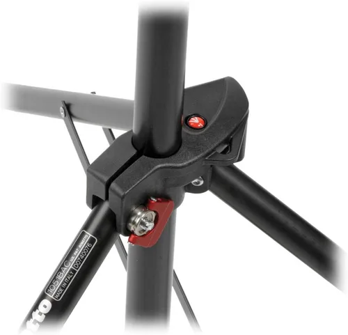 Vista 4 de Manfrotto 1051BAC - Mini soporte compacto de aluminio acolchado de aire de 83 pulgadas con 4 secciones y 3 elevadores, color negro