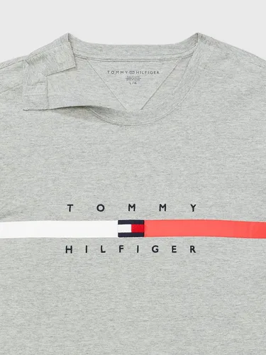 Vista 3 de Tommy Hilfiger Camiseta de rayas con bandera adaptativa para hombre