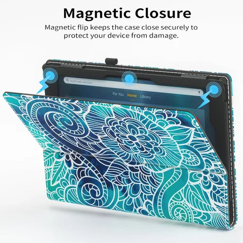 Vista 7 de VORI Funda para tableta Amazon Kindle Fire Max 11 (13ª generación, versión 2023), funda plegable delgada con función de encendido/apagado automático
