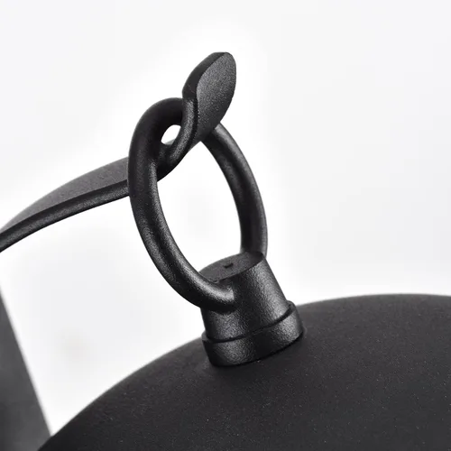 Vista 4 de Chloe Lighting Freya - Aplique de pared transitorio para exteriores, 1 luz, texturizado, negro, 11 pulgadas de altura