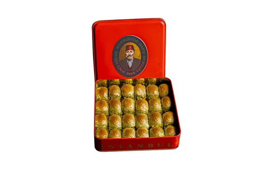 Vista 41 de Hafiz Mustafa 1864 Istanbul Baklava - Caja de pastelería - Bocadillos de postre de Baklava horneados hechos de hojas de masa filo fresca, pistacho