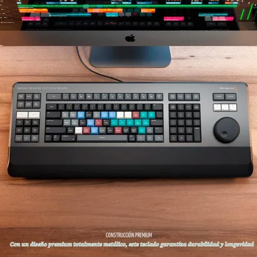 Vista 7 de Blackmagic Design Teclado USB Davinci Resolve Editor