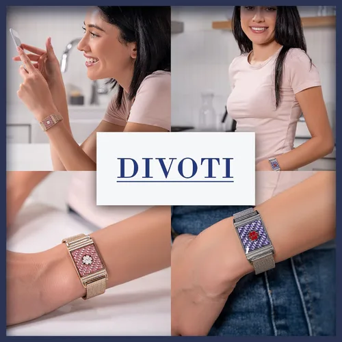 Vista 6 de Alpha - Pulsera unisex de acero inoxidable para identificación de alerta médica, ajustable, talla única