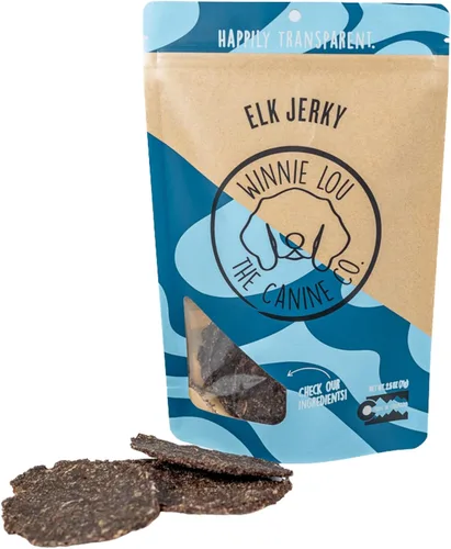 Vista 20 de Winnie Lou Bison Burger Jerky - Golosinas para perros, ingredientes limitados, grado humano, golosinas de entrenamiento para perros pequeños