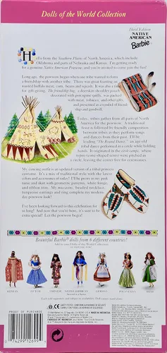 Vista 2 de Barbie Native American Tercera Edición - Colección Muñecas del Mundo