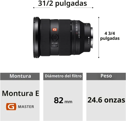 Vista 3 de Sony FE 0.945-2.756 in F2.8 GM II Lente de zoom de fotograma completo