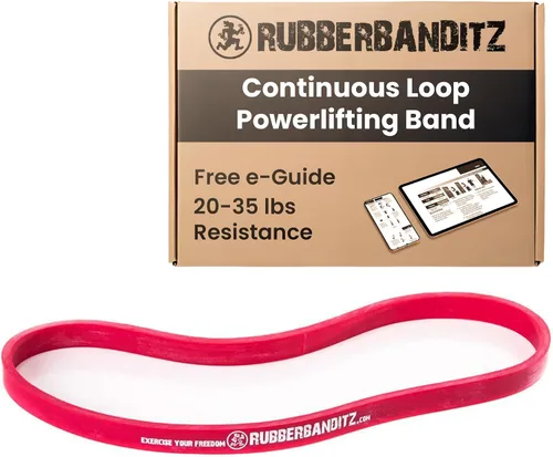 Vista 11 de Rubberbanditz Banda de levantamiento de pesas de bucle continuo de 12 pulgadas, 5-150 libras