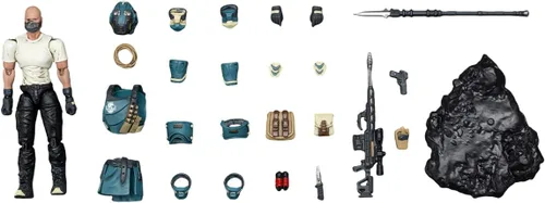 Vista 5 de Figura de acción JoyToy 1/25 Dark Source UNSC Sniper Foster Colección Modelo Regalos de Cumpleaños Jt01994
