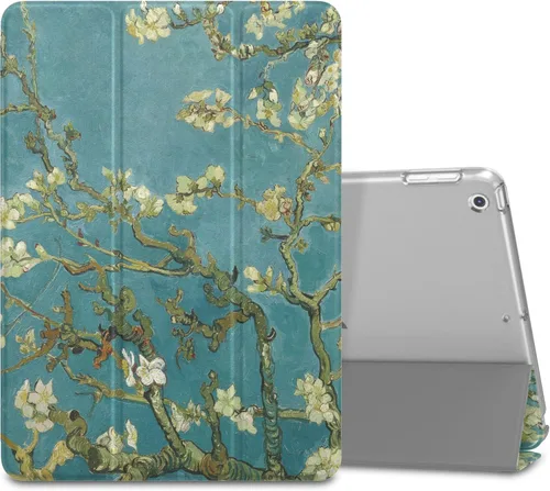 Vista 19 de MoKo Funda para iPad 9.7 2018/2017 de 5ª / 6ª Generación - Funda delgada y ligera con soporte para Smartphone con parte trasera translúcida
