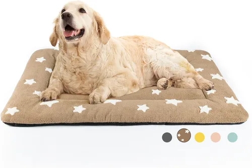 Vista 21 de Mora Pets - Cama para gatos de interior lavable, almohadilla antideslizante para jaula de perros, linda cama para perros con estrellas para perros