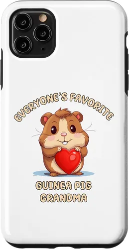 Vista 11 de iPhone 15 Funny Everyone's Favorite Guinea Pig Grandma Nana Case