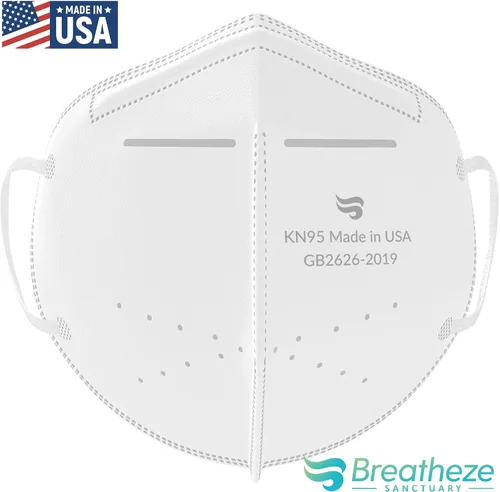 Vista 5 de Breatheze Máscara KN95 para niños, mascarillas KN95 para niños, registradas por la FDA, fabricadas en Estados Unidos