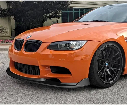 Vista 4 de Q1-TECH, 5 piezas de borde delantero + falda lateral Rocker Winglet Canard difusor ala compatible con BMW E90/E92/E93 (solo modelos M3) 2008-2013
