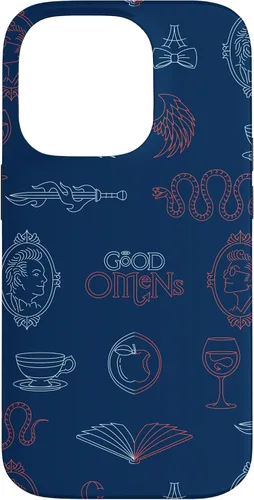 Vista 17 de iPhone 16 Good Omens - Funda Símbolos