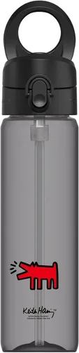 Vista 25 de RhinoShield AquaStand - Botella magnética de 27 onzas, botella de agua de Tritan con tapa con popote, botella deportiva con mango compatible