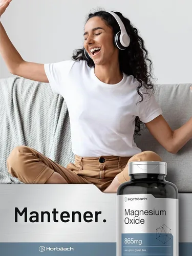 Vista 7 de Horbäach Óxido de Magnesio 865 mg 200 Cápsulas