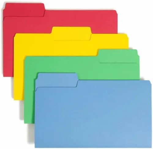 Vista 9 de Smead SuperTab - Carpeta de archivos pesada, pestaña de corte de 1/3 de gran tamaño, tamaño carta, manila, 50 por caja (10401) (paquete de 2)