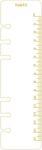 Vista 6 de A5 Today Ruler 01 (negro, 1 unidad)