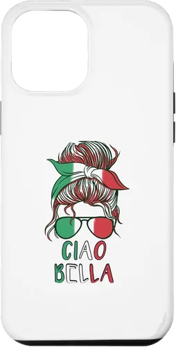 Vista 26 de Ciao Bella Italian Woman with Sunglasses Flag Italy Colors Case for iPhone 17