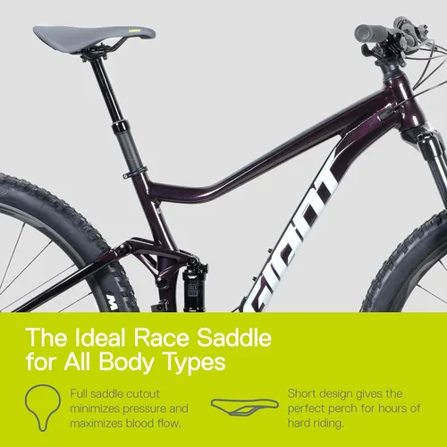 Vista 2 de Cómodo asiento y sillín de bicicleta de carrera, ligero para un alto rendimiento, ajuste universal para cualquier asiento de bicicleta, minimiza