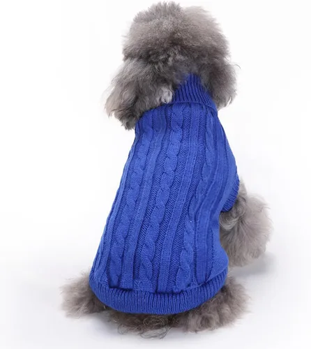Vista 15 de CHBORCHICEN Suéteres de punto para perros pequeños, sudadera cálida para mascotas gatos, ropa de invierno, suéter de gatito y cachorro