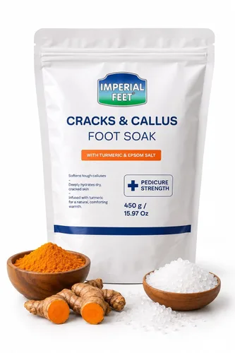 Vista 11 de Imperial Feet Epsom Salt Foot Soak (grado pedico): reparación de uñas de los pies, pie de atleta de hongos, suaviza callos, pies cansados