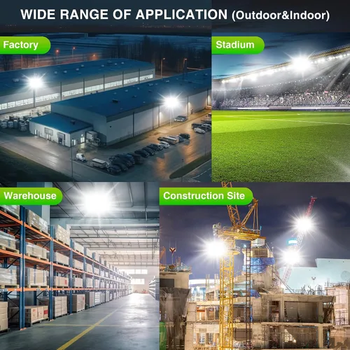 Vista 24 de STASUN - Luz de inundación LED para exteriores, 150 W, 15000 lúmenes, 6000 K, luz blanca IP66, impermeable, luz de estacionamiento comercial, 3