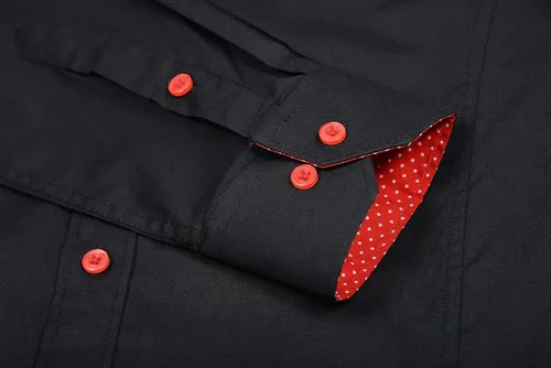 Vista 5 de Alex Vando - Camisa para hombre de manga larga con ajuste regular