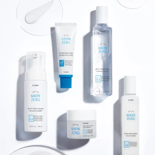 Vista 7 de ETUDE SoonJung Hydro Barrier Cream, hidratante facial para pieles sensibles, 92.2% de ingredientes hidratantes, bajo nivel de pH 5.5