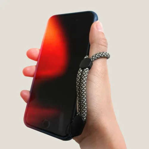 Vista 4 de Pluxen Cordón ajustable para el dedo, correa pequeña compatible con iPhone, funda para teléfono móvil, cámara, cartera, llavero