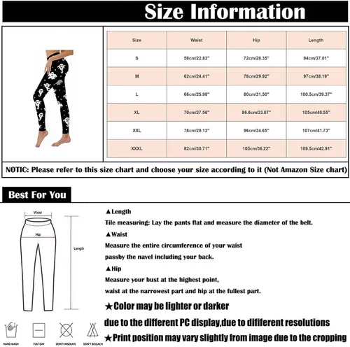 Vista 3 de Leggings de Halloween para mujer, talla grande, pantalones de yoga suaves con estampado gráfico, mallas elásticas para entrenamiento, disfraces
