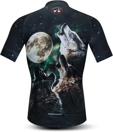 Vista 2 de Weimostar Camiseta de ciclismo de verano para hombre de manga corta para bicicleta de montaña