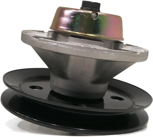Vista 4 de The ROP Shop Conjunto de husillo con polea para tractores John Deere Scotts S2048, S2348, S2554
