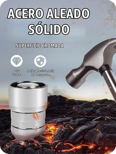 Vista 4 de MIKKUPPA Tuercas de Seguridad para Ruedas M14x1.5, Cromadas de 1.5" de Longitud con Asiento Cónico, Juego de Tuercas de Bloqueo para Ruedas