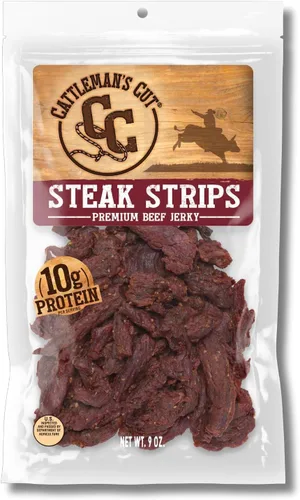 Vista 10 de Cattleman's Cut Carne Seca de Res Original, 10 Onzas