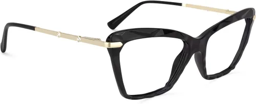 Vista 26 de Zeelool Gafas de bloqueo de luz azul ojo de gato de cristal para mujer Juliet VFP0270