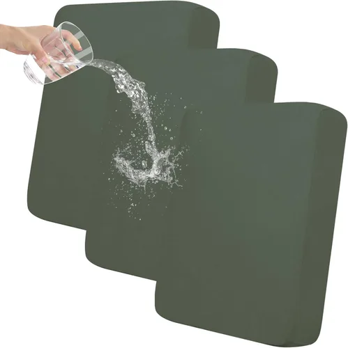 Vista 37 de Easy-Going Funda de cojín 100% impermeable para asiento de sofá, funda de cojín elástica de muebles, para niños, mascotas, cojín de sofá biplaza