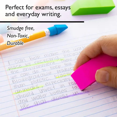 Vista 3 de BAZIC Neon Eraser Sets Eraser (2234)